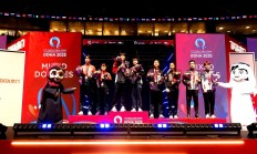 星空体育官网-卡塔尔选手夺得铜牌，登顶颁奖台