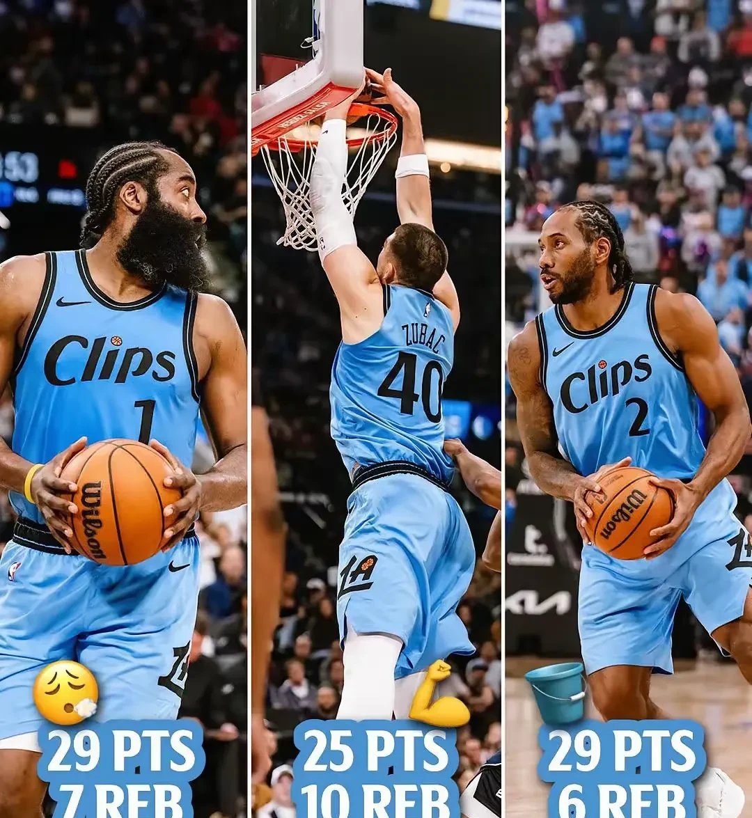 快船擒马刺，取得五连胜