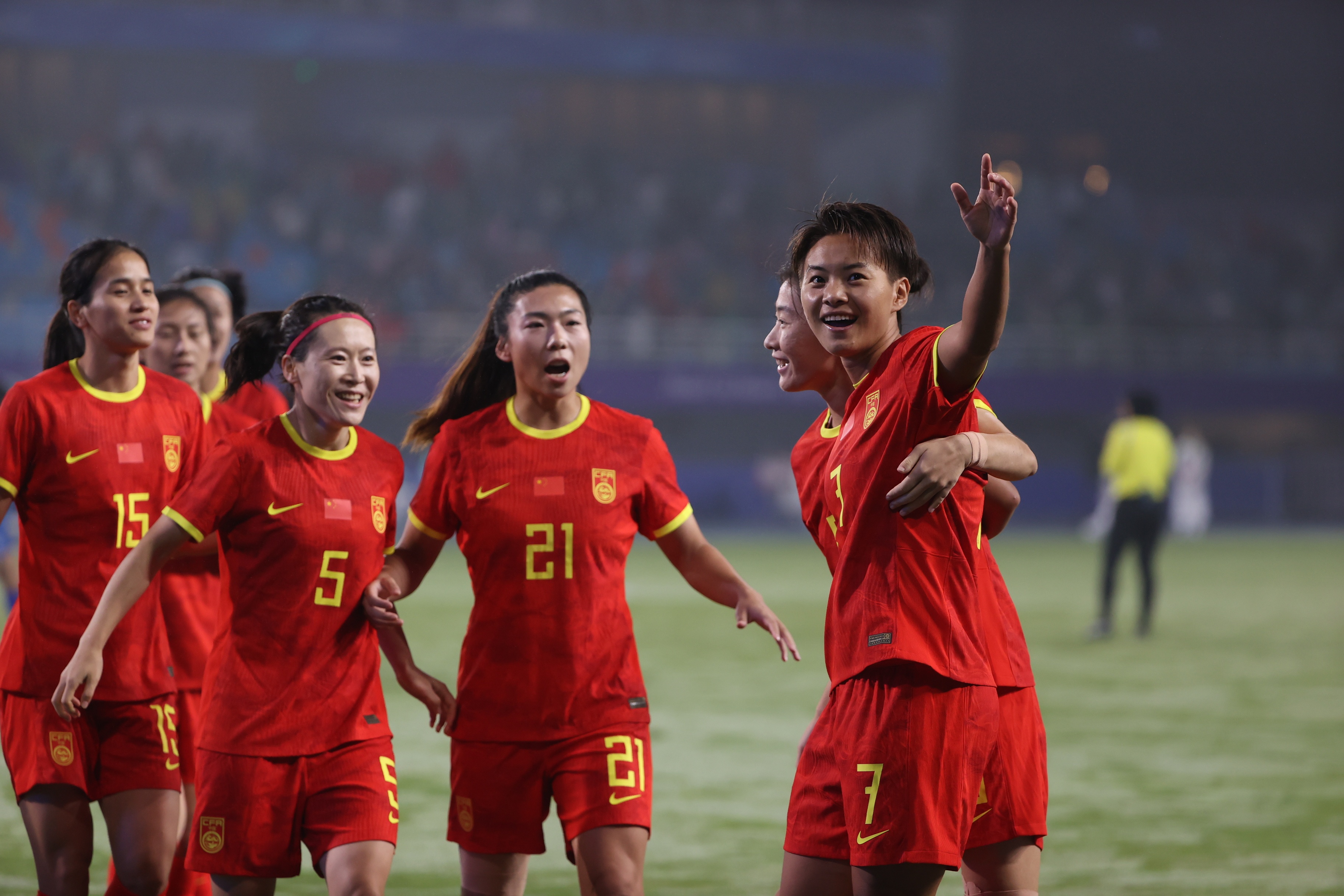 中国女足在国际比赛中继续取得胜利